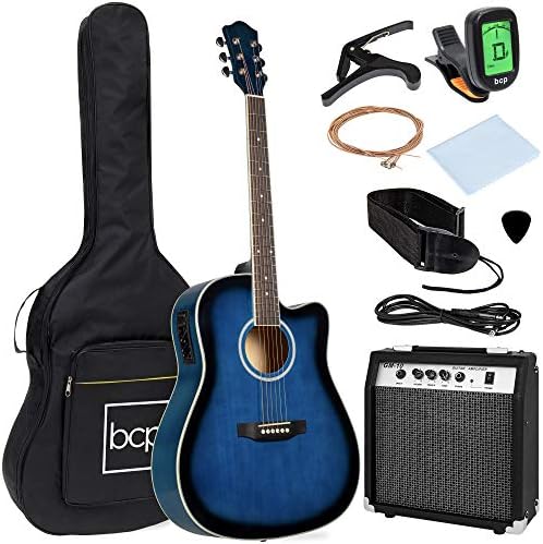Best Choice Products Beginner Acoustic Electric Guitar Starter Set